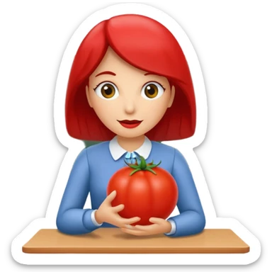 Mrs. Thursday classroom with tomatoes sticker