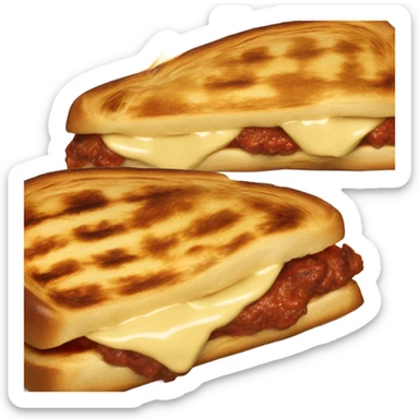 panini Bolognese with cheese  sticker