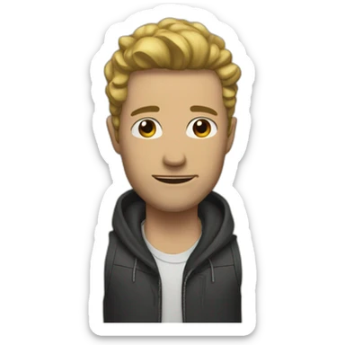 Gorpcore man sticker