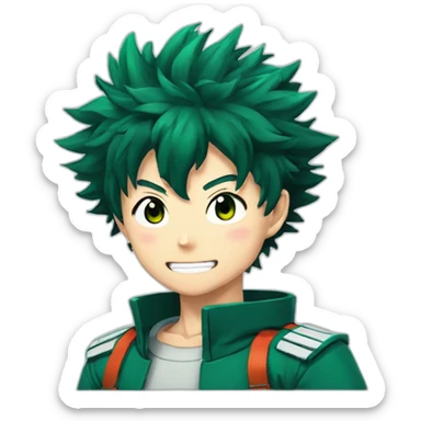 Izuku midoriya sticker