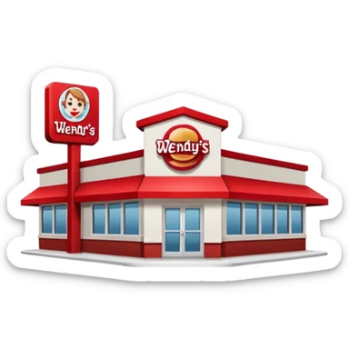 wendys sticker