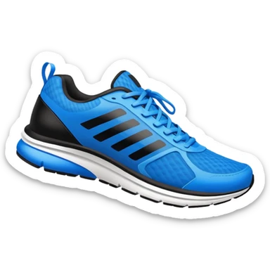 running shoes, motion blur sticker