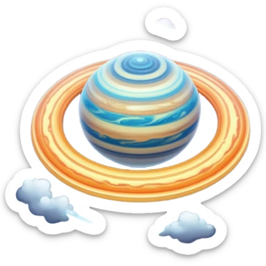 Ringed Planet sticker