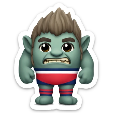 Mountain troll with Norway jersey sticker