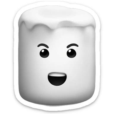 iphone marshmallow emoji  sticker