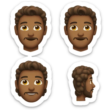 I’m brownYoung guy with light beard  sticker