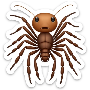 Ant with dreads  sticker