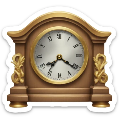 mantel clock sticker