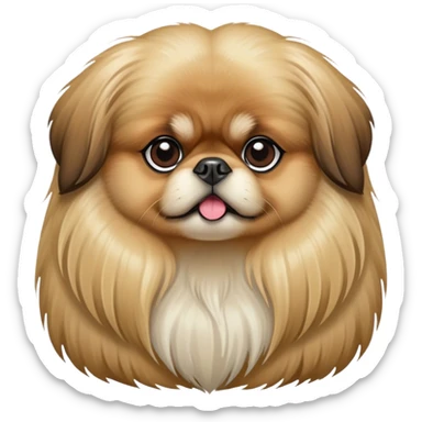 Pequinés dog  sticker