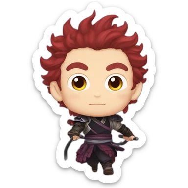 Tanjiro Kamado Demon SLayer sticker