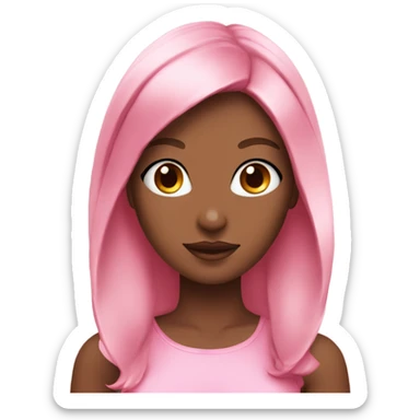 girl wearing pink with bunny ears - playboy bunnies sticker