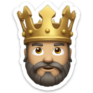 Clash royal king sticker