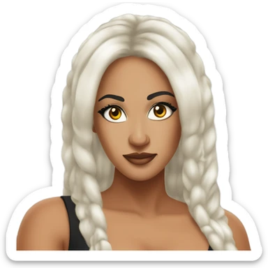 Natalie nunn posing ￼ sticker