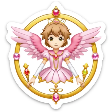 card captor sakura, clow cards sticker