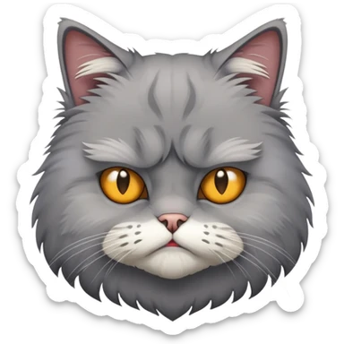 The shitty cat sticker