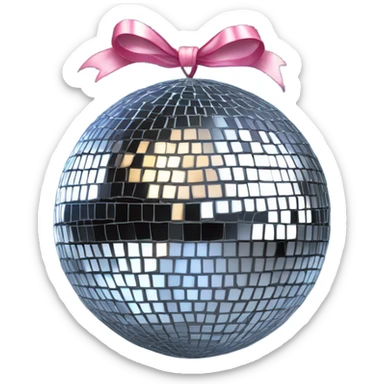 Disco with schleife sticker