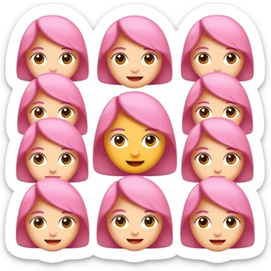 açık tenli  uzun kıvırcık sarı saçlı mavi gözlü   dudak rengi pembe yetişkin kadın bana emoji oluştur sticker