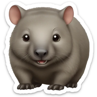 wombat sticker