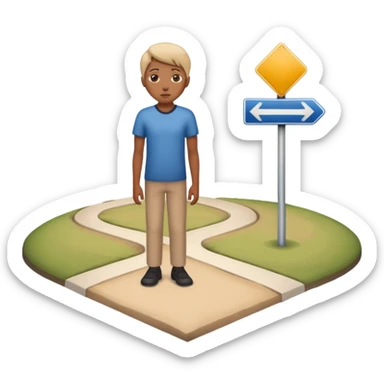 mach mir eine grafik die zeigt das man sien ganzes leben umkrempelt sticker