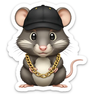 Roadman rat sticker