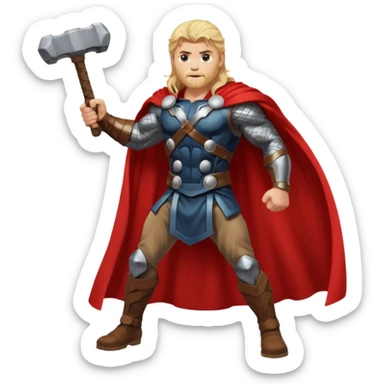 Thor full body sticker