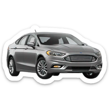 Gray Ford fusion sticker