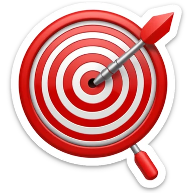 target with the word SEO inside sticker