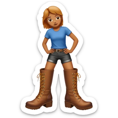 Long boots that is extremely humid and heat inside  sticker