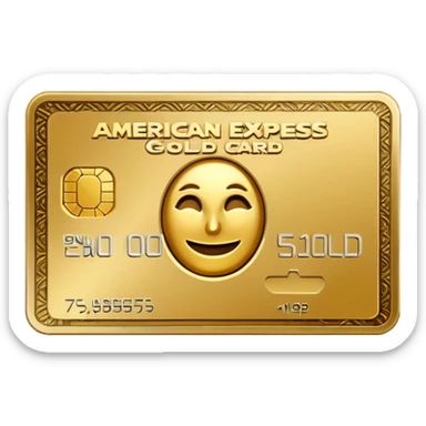 american express gold card sticker