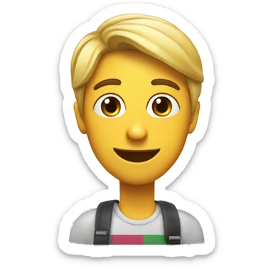 review food and travel with voice over talent sticker