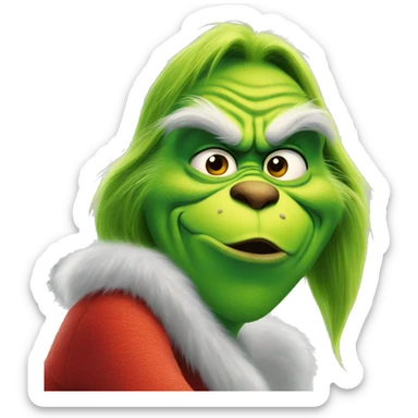 Grinch sticker