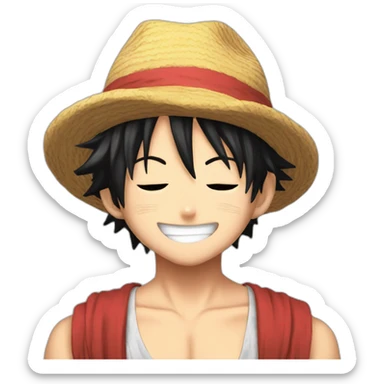 Luffy kiss vivi sticker