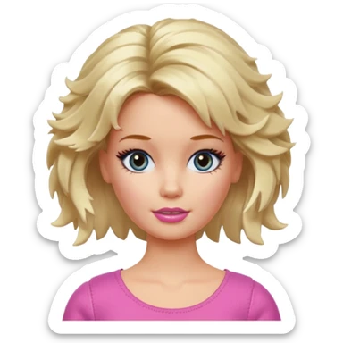 Crackhead Barbie sticker