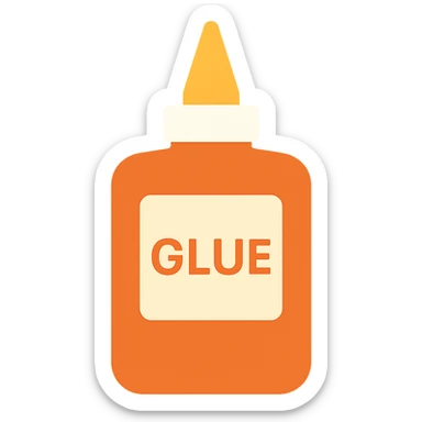 craft glue  sticker