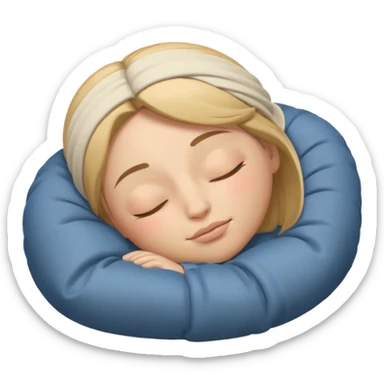 sleeping memoji sticker
