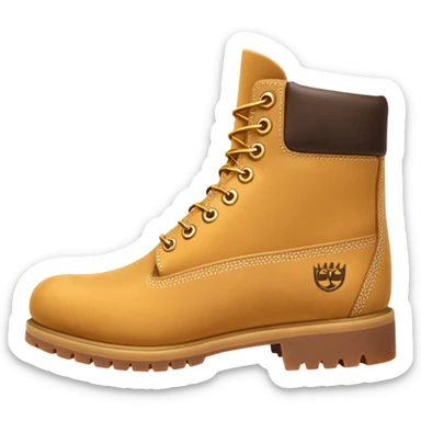 Сделай пару ботинок Timberland в классической расцветке sticker