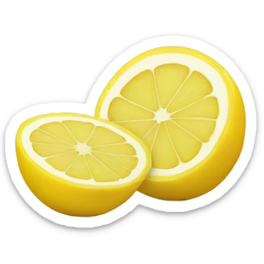 lemon slice sticker