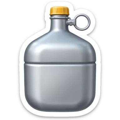 Camp Essentials, canteen,negative:character. sticker