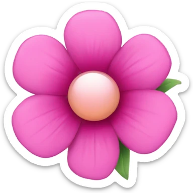 a pik flower sticker