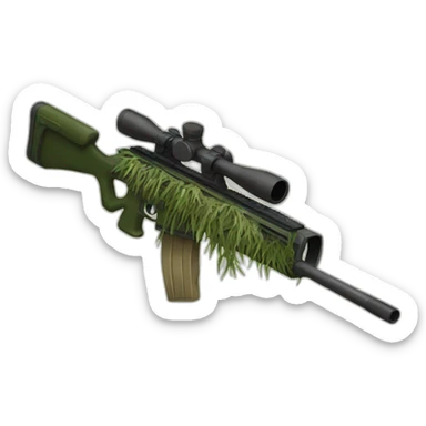 Ghillie sniper sticker