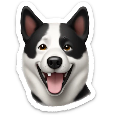 Karelian bear dog smiling  sticker