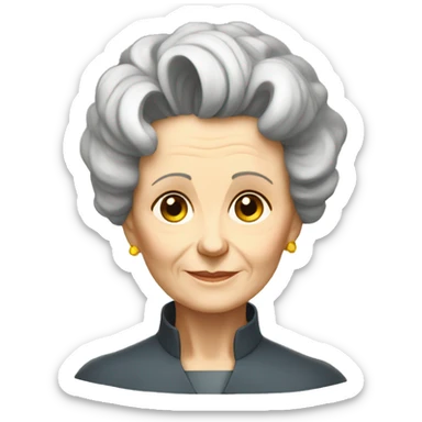 Marie curie more wrinkled sticker