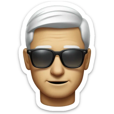 Tim Cook wearing sunglasses sticker