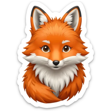 Iphone fox sticker