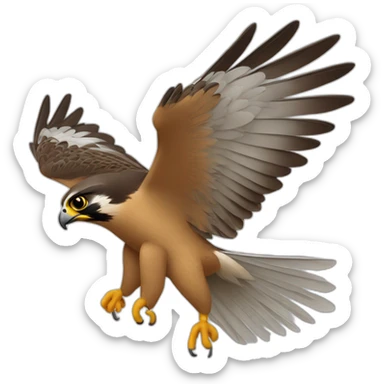 milleniun falcon flying sticker