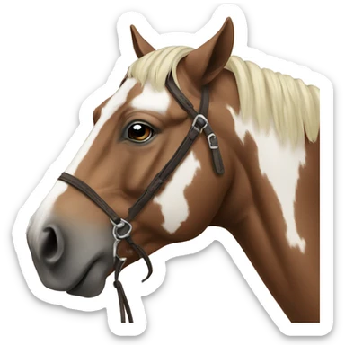 western horse sticker
