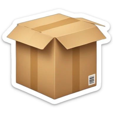 A package box with the word attention written on it sticker