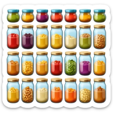 Foods in Jars sticker