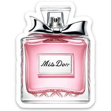 Miss dior perfume sticker