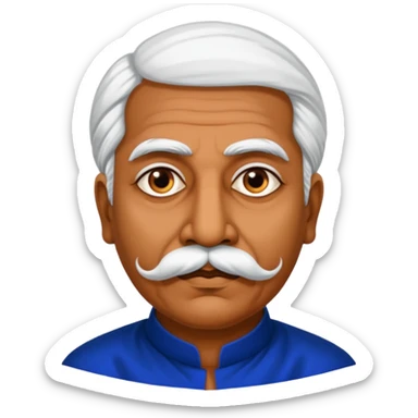 bharathiyar tamil poet sticker